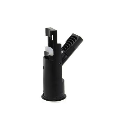 Frasco de tubo de rímel transparente de dupla extremidade, frasco para sobrancelhas e cílios com escova de pente, logotipo personalizado