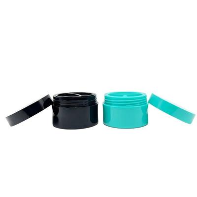 Frasco de creme de dupla camada com cor personalizada 50g+50g para cuidados com a pele