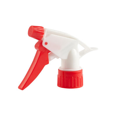 Bico pulverizador manual com gatilho azul e branco de plástico com cabeça de pulverização ajustável