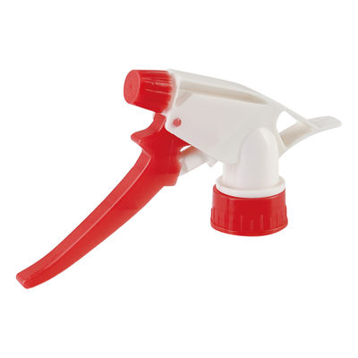 Bico pulverizador manual com gatilho azul e branco de plástico com cabeça de pulverização ajustável