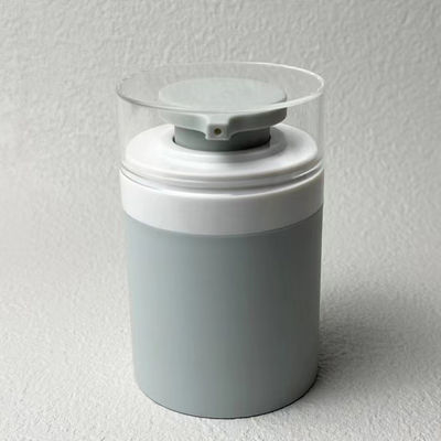 Frasco dispensador airless cilíndrico de material PP com 30g 50g 100g Selecionado Usado para Loção Cuidados Pessoais