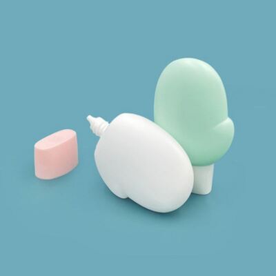 Frasco de protetor solar em forma de dedo de 60/100ML para proteção solar, portátil para atividades ao ar livre na praia