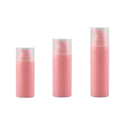 5ml 10ml 15ml Thermoplastic Mini Airless Pump Bottles for Dispensing Sunscreen Skincare Essence Facial Cleanser