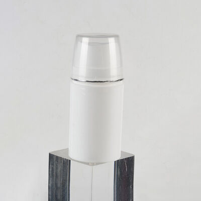 Design especial da cabeça da bomba de compressão garrafa de dispensador sem ar de PP com 30ml 50ml 75ml 100ml 150ml Opções de capacidade múltipla e cores com tampa superior Impressão de seda e spray mate Aceito