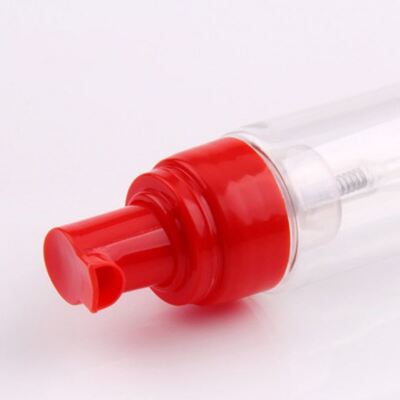 Dispensador de sabão de espuma de plástico de 42 mm, bomba com tampa para cuidados com a pele, limpador facial, garrafas de limpeza, bomba de espuma ecológica, dispensador de sabão de espuma