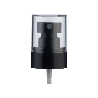 24mm Diâmetro Externo 37mm Parafuso de plástico preto borrifador de névoa fina frasco de bebê de manuseio de creme bomba de parede dupla