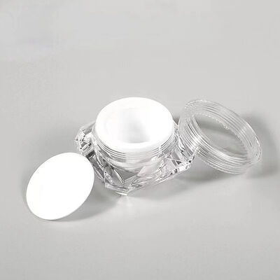 3g 5g Pequena Capacidade Colorida PS frasco de creme de plástico Serum para a pele, creme para os olhos, recipiente de amostra