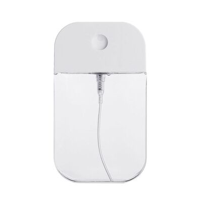 30 ml 50 ml de spray de perfume de quilate frasco desinfetante para as mãos frasco frasco de plástico com bomba