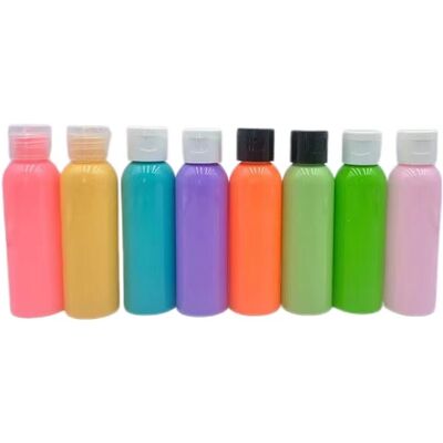 Frasco de 10/20/30/50/80/100ML com Tampas Diferentes para Loção, Desinfetante para as Mãos, Recipiente para Cuidados com a Pele