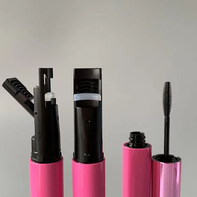 2-em-1 Mascara Curler de Cravos Tubos vazios cabeça de escova de silicone 10ml Mascara Creme Tubos com Curler de Cravos Ferramenta de Maquiagem Vazia