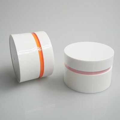 Farol de creme de PP cosmético 120g 200g com colher e suporte de junta de mão personalizada