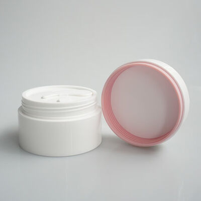 Farol de creme de PP cosmético 120g 200g com colher e suporte de junta de mão personalizada