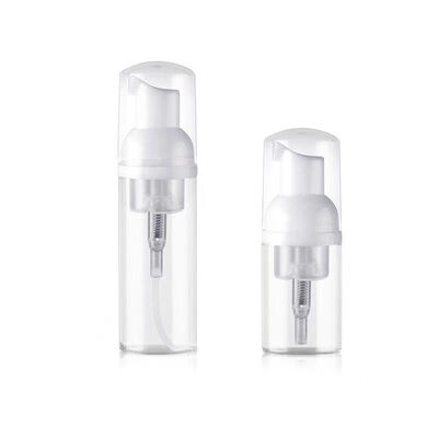 Conjunto completo de bomba de espuma cosmética PET garrafa recarregável Dispensador de espuma de lavagem facial Capacidade múltipla 50/75/100ml Personalização