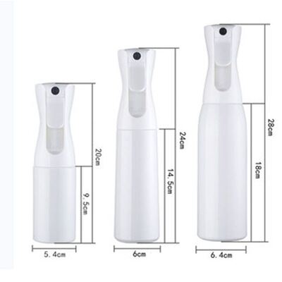 Frasco Pulverizador Contínuo PET de 200ml-500ml com Tecnologia de Névoa, Certificado REACH, Cores Personalizadas
