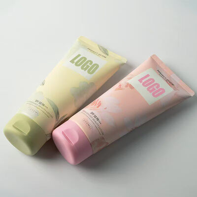 Flip Top Design Tubo de creme plástico de 50 mm de diâmetro usado para pacote de cosméticos para cuidados com a pele