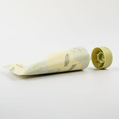 Flip Top Design Tubo de creme plástico de 50 mm de diâmetro usado para pacote de cosméticos para cuidados com a pele