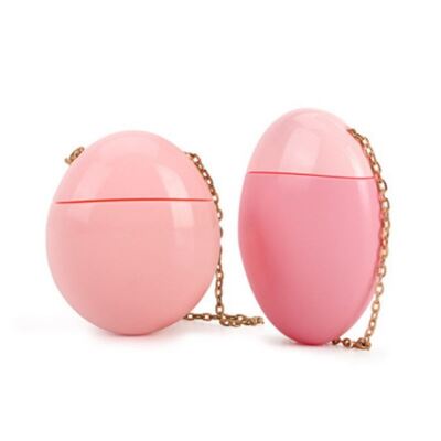50ml portátil estilo ovo personalização protetor solar creme para as mãos recipiente de creme BB com corrente de ouro