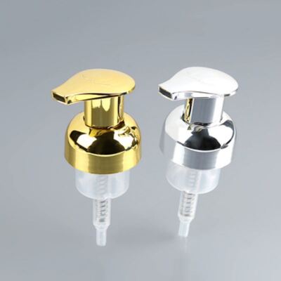 Dispensador de bomba de espuma de mousse de 40 mm e 42 mm Todos os produtos de limpeza facial de espuma eletroplata