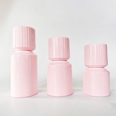 Cabeça da bomba de parafuso 30ml 50ml 80ml 100ml, dispensador mal ventilado de plástico, personalização de suporte para garrafa