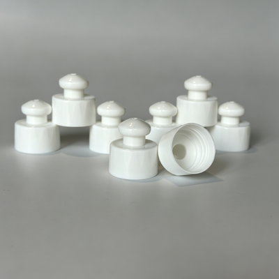 Tampão plástico push pull dos esportes de 28mm para tampões de distribuição da garrafa para o tampão de parafuso plástico da garrafa