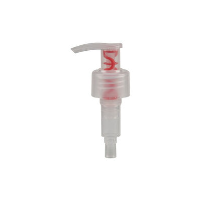 Bomba de emulsão totalmente de plástico ecológica de 24 mm 28 mm Bomba de distribuição reutilizável para cuidados pessoais