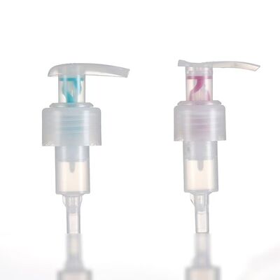 Bomba de emulsão totalmente de plástico ecológica de 24 mm 28 mm Bomba de distribuição reutilizável para cuidados pessoais