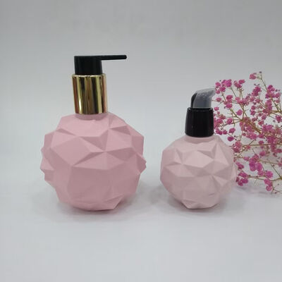 Particula Aparição Externa 120ml 300ml Botão de plástico cosmético Suporte Personalização