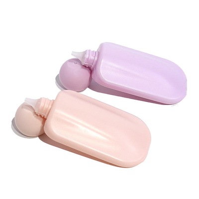 Wholesale cute Square Face Hand Cream Bottle 40ml PET Pump Sunscreen Lotion Skincare Cosmetic Packaging with Custom Logo
