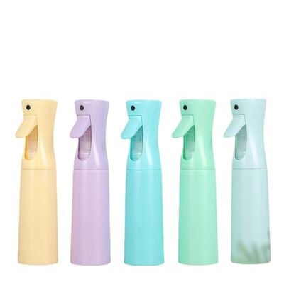 Botão portátil de pulverização contínua de névoa fina para produtos capilares, de cuidados com a pele e de beleza