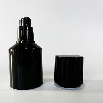 Flasca de bomba de vácuo sem ar de PP branco 30ml 50ml 80ml 100ml Vazio Loção cosmética recarregável recipiente portátil de cuidados com a pele soro hidratante frasco de vácuo para embalagens de beleza
