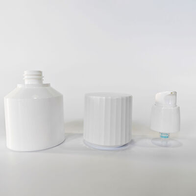 Flasca de bomba de vácuo sem ar de PP branco 30ml 50ml 80ml 100ml Vazio Loção cosmética recarregável recipiente portátil de cuidados com a pele soro hidratante frasco de vácuo para embalagens de beleza