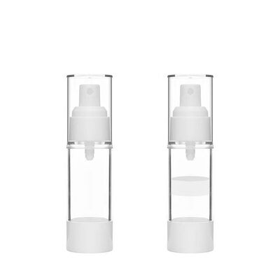 Botelha de Spray de vácuo rosa transparente sem ar 15ml 30ml 50ml recarregável Mini Cosmético Sprayer de névoa fina Portátil Viagem Vazio Toner de cuidados com a pele Perfume Atomizador Plastic Beauty Packaging Container