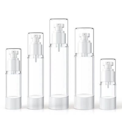 Botelha de Spray de vácuo rosa transparente sem ar 15ml 30ml 50ml recarregável Mini Cosmético Sprayer de névoa fina Portátil Viagem Vazio Toner de cuidados com a pele Perfume Atomizador Plastic Beauty Packaging Container
