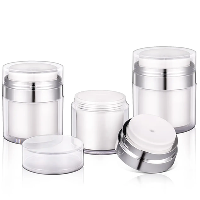 Press-type 15ml 30ml 50ml 100ml Empty Plastic Airless Bottles for Lotion and Cream Precise Liquid Dispensing