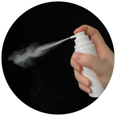 Botão de bomba de cosméticos brancos sem ar para creme, loção e soro de cuidados com a pele