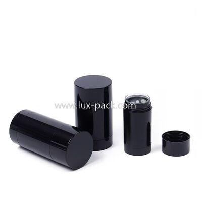 15g 30g 50g 75g Plástico PP Twist Up Desodorante Stick Recipiente Protetor Solar Recarregável Stick Tubo Embalagem Cosmética para Bálsamo Corporal