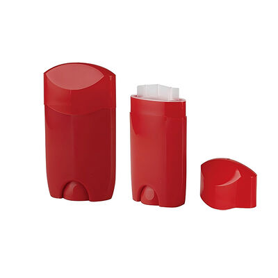 Deodorante Container Balsem Vazio Redondo Solid Balsem Stick Botelha 50g 80g Pacote de cuidados com a pele elegante