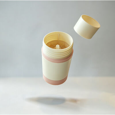 Novo design 35g 50g 75g PP Double Shell Body Fragrance Desodorante Balm Stick Container