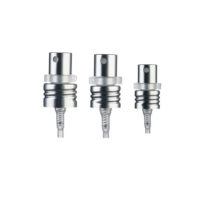 Bomba pulverizadora de perfume de baioneta de alumina de 13MM 15MM 20MM, pulverizador de névoa fina dourada e prateada metálica para frascos de perfume de vidro