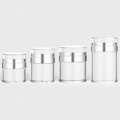 30ml Press Airless Cream Jar Vacuum Pump Cosmetic Container for Face Cream Skincare Packaging