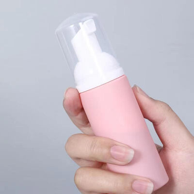 50 ml Set de garrafa de bomba de espuma de 32 mm preta Dispensador de sabão espumante para lavagem corporal e limpador facial