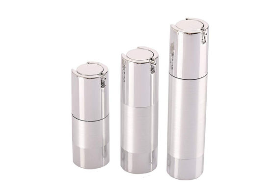 15 ml 30 ml 50 ml de plástico de bomba sem ar de vácuo frasco cosmético à prova de vazamento controlado distribuição de creme de loção embalagem