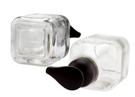 A bomba vazia de vidro transparente da espuma engarrafa durável alisa a superfície