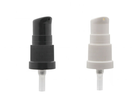 Embalagem cosmética dos cuidados com a pele do distribuidor de creme preto e branco da bomba