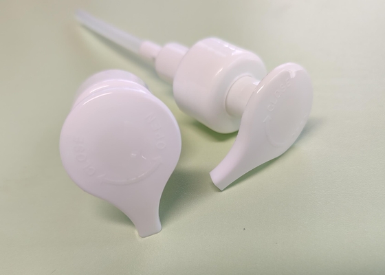 Pomba de plástico de excelente qualidade 24/28mm com fechadura à esquerda e à direita para líquido de loção e creme