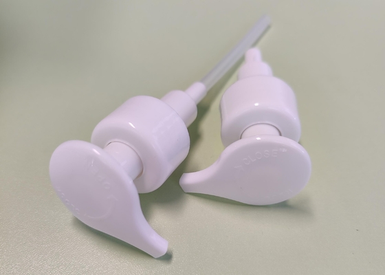 Pomba de plástico de excelente qualidade 24/28mm com fechadura à esquerda e à direita para líquido de loção e creme