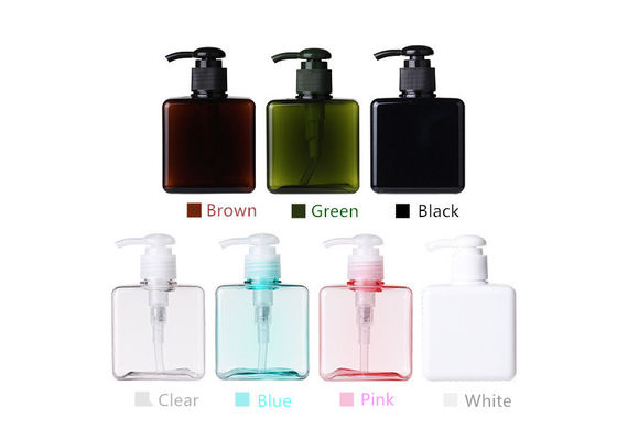 250-500ml PETG Cosmetic Bottle for Lotion, Foundation & Face Cream, Clear/White/Green/Pink/Blue