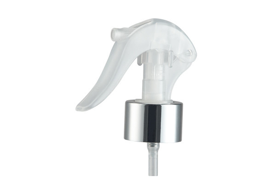 Fechamento de alumínio Mini Trigger Sprayer transparente 28/410 de tamanho