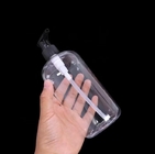 Garrafa plástica cosmética da bomba da loção para o champô 100ml 250ml 500ml transparente