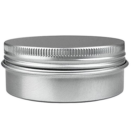 O cosmético de alumínio vazio do ouro de prata range gravando o recipiente de armazenamento